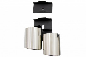 Ornamente Evacuare compatibil cu Audi A4 B8 B9 2009-> S4 Quad Design - Img 5