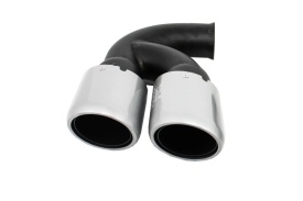 Ornamente Evacuare compatibil cu Porsche Cayenne 92A V6 V8 Petrol 2010-2014 GTS Design Silver - Img 5