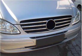 Ornamente inox grila Mercedes Vito W639 2004-2010 - Img 3