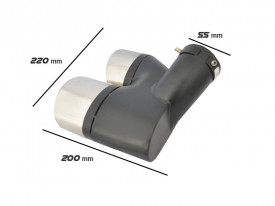 Ornamente toba compatibil cu Mercedes E-Class W211 2003-2009 doar pentru benzina - Img 5