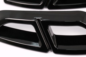 Ornamente tobe sistem de evacuare compatibil cu VW Passat B8 3G (2015-2019) Negru Lucios - Img 4