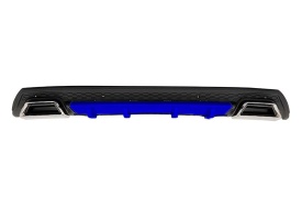PACHET DETERIORAT 3X Difuzor bara spate universal , ELITE PLUS B Design, negru mat cu albastru - Img 2