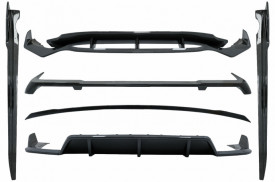 Pachet Exterior Aero compatibil cu BMW X5 G05 2018-> M-Tech Black Knight Design Carbon - Img 2