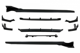 Pachet Exterior Aero compatibil cu BMW X7 G07 2018-> M-Tech Black Knight Design Negru Lucios - Img 2