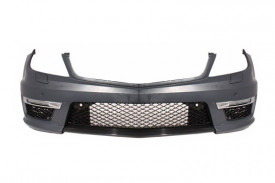 Pachet Exterior compatibil cu Mercedes C-Class W204 2007-2015 Facelift C63 Design - Img 2