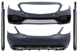 Pachet Exterior compatibil cu MERCEDES C-Class W205 Sedan 2014-2018 C63 Design - Img 1