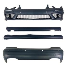 Pachet Exterior compatibil MERCEDES clasa E W211 Sedan 2006-2009 E63 Design