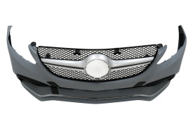 Pachet Exterior Complet compatibil cu Mercedes GLE W166 SUV 2015-2018 Negru Crom - Img 8