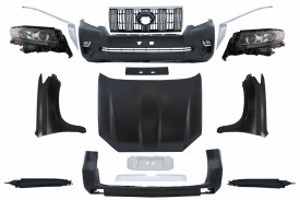 Pachet exterior Kit Conversie Complet Facelift 2018-> Look compatibil cu TOYOTA Land Cruiser Prado J150 2010-2018 - Img 2
