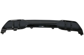 Pachet Exterior Prelungire Bara Fata si Difuzor compatibil cu BMW X5 G05 2018-> M Design Negru Lucios - Img 4