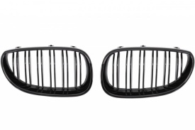 Pachet tuning Bara Fata compatibil cu BMW Seria 5 E60 E61 2003-2010 M5 Look, fara senzori de parcare si Grile Centrale compatibil cu BMW 5 Series E60 E61 2003-2009 Negru Lucios M Design - Img 4
