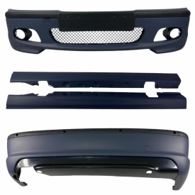 Pachet Tuning Exterior Compatibil cu BMW E46 Coupe, Cabrio 1998-2005 M-Technik II Design