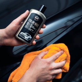 Pasta de lustruit si ceruit 250ml, polish auto negru, K2 COLOR MAX Negru 250ml. - Img 5