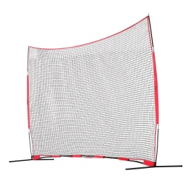 Plasa de protectie VEVOR Barricade Backstop, plasa de bariera pentru sporturi cu minge de 4,8 x 3 m, echipament portabil de antrenament cu geanta de transport, protectie pentru antrenament de baseball, softball, lacrosse, fotbal, hochei, pentru curte - Img 11