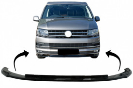 Prelungire Bara Fata Extensie compatibil cu VW Transporter T6 (2015->) Negru Lucios - Img 2