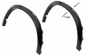 Prelungiri Aripi Extensii Aripi compatibil cu BMW X6 F16 2015-2020 M-Design M-Sport Negru Lucios - Img 3