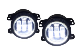 Proiectoare Ceata Full LED CREE Dublu compatibil cu JEEP Wrangler JK 2007-2017 - Img 6