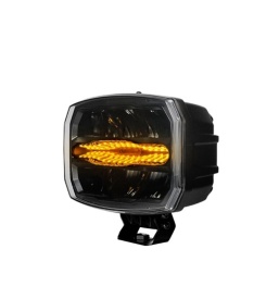 Proiector cu led 12V - 24V cu lumina DRL alb-galben pentru camioane, ATV-uri, jeep, tractor, masini agricole si agricole - Img 9