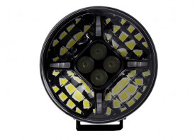 Proiector cu led camion faza lunga si pozitie, diametru 218mm, 12V-24V, pozitie cu leduri alb - portocaliu - Img 3