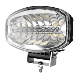 Proiector faza lunga LED si pozitie alba cu led, 242x138 mm - Img 1