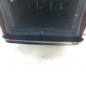 Protectie bara spate compatibila cu Renault Trafic 2014->, Plastic, culoare negru - Img 5
