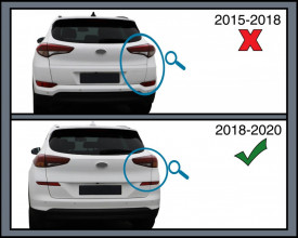 Protectie inox bara spate compatibil Hyundai Tucson 2018-2020 - Img 5