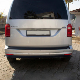 Protectie plastic pentru bara spate VW Caddy 2004-2015, 2015-2020 - Img 2