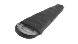 Sac de dormit 8C, lungime 190cm, Easy Camp Sleeping Bag Starling Mummy Black 8C - Img 1