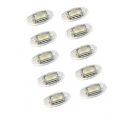 Set 10 lampi gabarit, LED, alba, 12-24V, FT-068 B Fristom