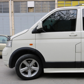Set 11 bandouri laterale compatibile VW T5 Transporter Caravelle Multivan 2003-2009, caroserie scurta, 2 usi culisante - Img 2