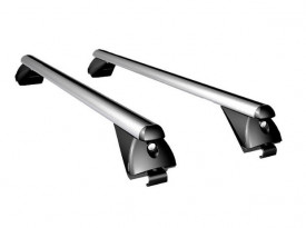 Set 2 bare portbagaj transversale, Universal, lungime bare 135 cm, cu prindere pe bare longitudinale integrate - Img 1