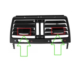 Set 2 Butoane grila ventilatie spate, reglaj butoane culisante compatibile BMW X5 E70 2006-2013, X6 E71 2007-2014 - Img 3