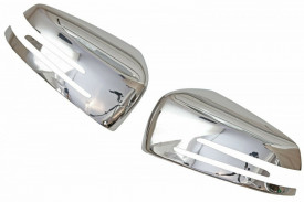 Set 2 Capace cromate de oglinda compatibil MERCEDES clasa A, clasa C, Clasa E, Clasa S, inox