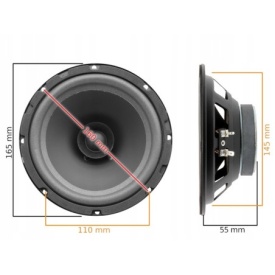 Set 2 difuzoare auto, boxe auto, 165mm, 120W, 90 dB, CL Italia - Img 3