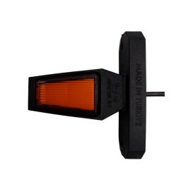 Set 2 Lampi de gabarit universale, cu LED, galben si rosu, 90mm ,12-24V compatibila remorci camioane platforme - Img 2