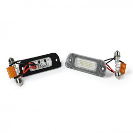 Set 2 lampi numar LED compatibil MERCEDES clasa M ML W164 2005-2011 - Img 2