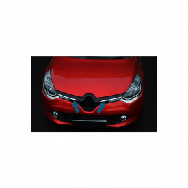 Set 2 ornamente inox grila fata RENAULT CLIO IV 2012-2019 - Img 3
