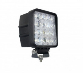 Set 2 Proiector 16 leduri, 48 W 3200lm, 12V-24V pentru ATV, Jeep , Motor, Barca, camioane - Img 2