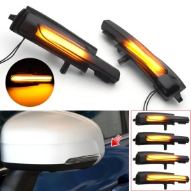 Set 2 Semnalizari Dinamice Full LED pentru Oglinda compatibil cu Volvo XC60 2018-2021, XC90 2016-2021, S90, V90 2017-2021, Fumurii - Img 2