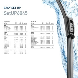Set 2 stergatoare auto Hella, compatibil cu BMW seria 3 E46 1998-2005, 600mm+450mm - Img 2