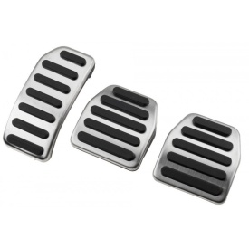 Set 3 Ornamente pedale sport compatibil Volvo XC60 2010-2016, V60 2012-2018, S60 2011-2018, S80 2009-2016 cutie manuala