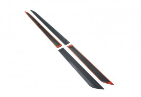 Set 4 bandouri pentru protectie usi, culoare neagru mat - Img 5