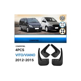 Set 4 Buc Aparatori Noroi Pentru Mercedes Vito Viano W639 2011-2014 - Img 2