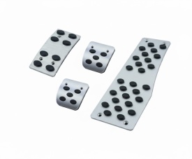 Set 4 ornamente pedale compatibil cu Ford Focus 2 2005-2011, cutie manuala