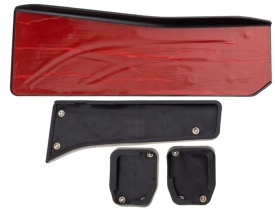 Set 4 ornamente pedale sport compatibil BMW seria 5 F07/F10/F11 2009-, X3 F25 2010-2017, X4 F26 2013-2018, cutie manuala - Img 3