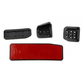 Set 4 Ornamente pedale sport compatibil compatibil Jaguar XE 2015-2024, XF 2017-2024, F-Pace 2016-2025 Manuala - Img 2