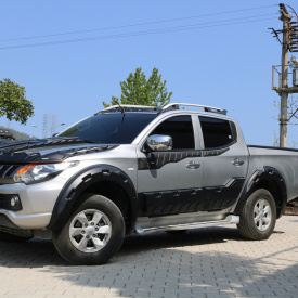 Set 4 protectii aripa overfender compatibil cu Mitsubishi L200 2015-2020 - Img 4