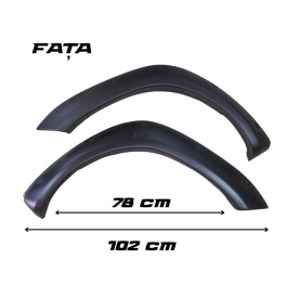 Set 6 protectii aripa overfendere compatibil cu Toyota Hilux 2020-> - Img 8