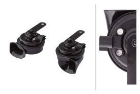Set Claxon Auto Hella TE26, 400-500 Hz, 12V 110db compatibil Ford B-Max, C-Max, C-Max II, Cougar, Courier, Ecosport, Escort VI, Fiesta 4, 5, 6, 7, Focus C-Max 1999-2022 - Img 5