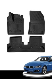 Set covorase auto cauciuc BMW seria 3 F30 F31 2012-2018, forma tavita 3 D - Img 4